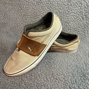 Puma Men's El Ray Slip-On Canvas & Leather Sneakers – Size 10